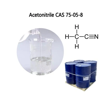 اعلی طہارت 99.9 ٪ anhydrous acetonitrile CAS 75-05-8 HPLC گریڈ